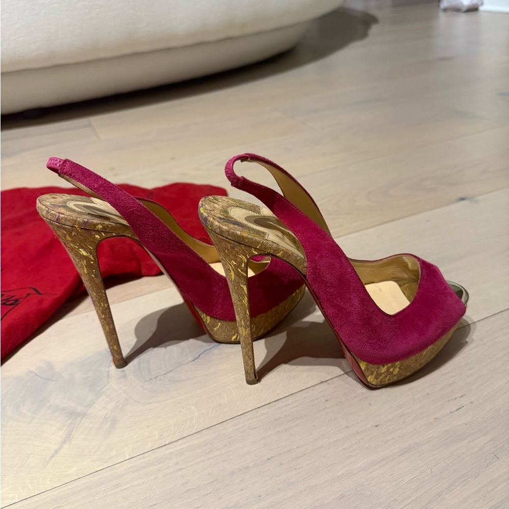 Christian Louboutin slingback heels
